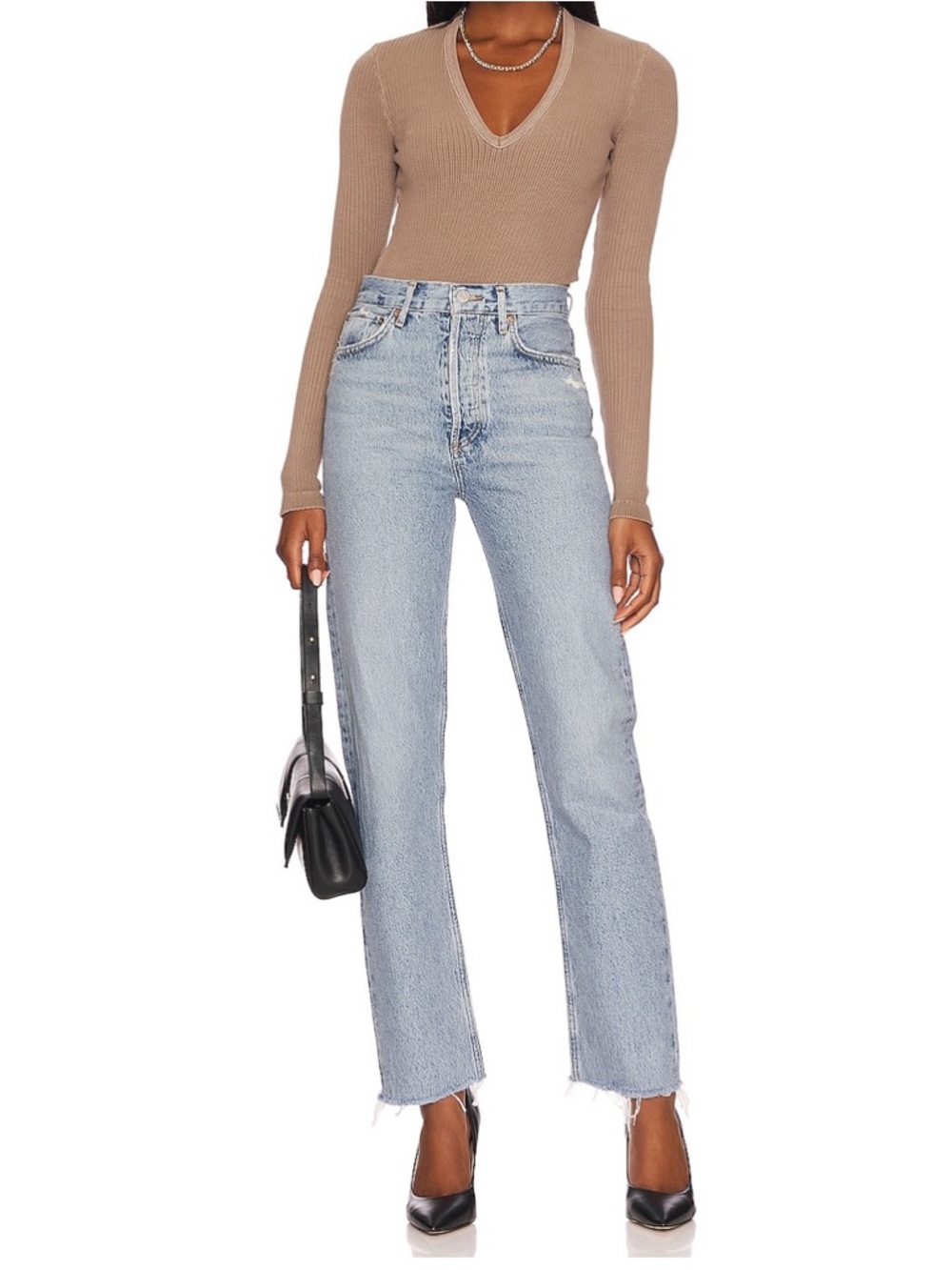 Agolde 90's Pinch Waist Jeans in Ruminate